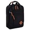 Рюкзак BRAUBERG FRIENDLY универсальный с длинными ручками, черный, 37х26х13 см, 270089 270089