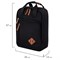 Рюкзак BRAUBERG FRIENDLY универсальный с длинными ручками, черный, 37х26х13 см, 270089 270089