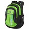 Рюкзак BRAUBERG HIGH SCHOOL универсальный, 3 отделения, "Лайм", черный/салатовый, 46х31х18 см, 225524 225524