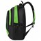 Рюкзак BRAUBERG HIGH SCHOOL универсальный, 3 отделения, "Лайм", черный/салатовый, 46х31х18 см, 225524 225524