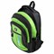 Рюкзак BRAUBERG HIGH SCHOOL универсальный, 3 отделения, "Лайм", черный/салатовый, 46х31х18 см, 225524 225524