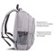 Рюкзак BRAUBERG HIGH SCHOOL универсальный, 3 отделения, "Туман", светло-серый, 46х31х18 см, 270762 270762