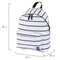 Рюкзак BRAUBERG СИТИ-ФОРМАТ универсальный, "Strip", белый в полоску, 41х32х14 см, 228846 228846