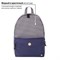 Рюкзак BRAUBERG SYDNEY универсальный, карман с пуговицей, бело-синий, узор клетка, 38х27х12 см, 228840 228840