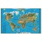 Карта настенная для детей "Мир", размер 116х79 см, ламинированная, 629, 450 123141