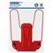 Подставка для книг и учебников BRAUBERG LINE+, металлическая, красная, европодвес, 238070 238070