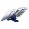 Подставка для книг и учебников BRAUBERG LINE+, металлическая, синяя, европодвес, 238071 238071