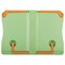 Подставка для книг и учебников ЮНЛАНДИЯ, регулируемый наклон, ABS-пластик, светло-зеленая, 237898 237898