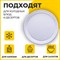 Одноразовые тарелки плоские, КОМПЛЕКТ 100 шт., пластик, d=220 мм, БЮДЖЕТ, белые, ПС, холодное/горячее, LAIMA, 600943 600943