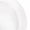 Одноразовые тарелки плоские, КОМПЛЕКТ 100 шт., пластик, d=220 мм, БЮДЖЕТ, белые, ПС, холодное/горячее, LAIMA, 600943 600943