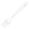 Вилка одноразовая пластиковая 180 мм, прозрачная, КОМПЛЕКТ 48/50 шт., КРИСТАЛЛ, LAIMA, 602653 602653