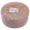 Тарелка одноразовая крафт бумажная 180 мм, КОМПЛЕКТ 100 штук, LAIMA ECO CRAFT, 608087 608087