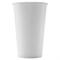 Стакан одноразовый бумажный 400/530 мл, D 90 мм, КОМПЛЕКТ 50 шт., однослойные, белые, холодное/горячее, ФОРМАЦИЯ, HB90-530-0000 606194