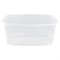 Одноразовый контейнер 500 мл, КОМПЛЕКТ 100 шт., БЕЗ КРЫШКИ, 138х102 мм, прозрачные, ПП, ЮПЛАСТ, ЮУПМ3315 607536