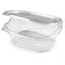 Одноразовый контейнер овальный 500 мл, С КРЫШКОЙ, ЮП-РКС, КОМПЛЕКТ 300 шт., прозрачный, ПЭТ, ЮПЛАСТ, ЮУПМ6004 608014
