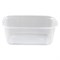 Одноразовый контейнер 200 мл, КОМПЛЕКТ 100 шт., БЕЗ КРЫШКИ, 108х82 мм, прозрачные, ПП, ЮПЛАСТ, ЮУПМ2613 607530