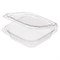 Одноразовый контейнер квадратный 250 мл, С КРЫШКОЙ, ЮП-РКСП, КОМПЛЕКТ 400 шт., прозрачный, ПЭТ, ЮПЛАСТ, ЮУПМ6011 608017