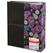 Фотоальбом BRAUBERG на 200 фотографий 10х15 см, твердая обложка, "Пейсли", черный с розовым, 390668 390668