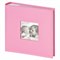 Фотоальбом BRAUBERG "Cute Baby" на 200 фото 10х15 см, под кожу, бумажные страницы, бокс, розовый, 391141 391141