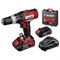 Дрель-шуруповерт ударная АККУМУЛЯТОРНАЯ, с двумя аккумуляторами 2 Ач, 18 В, ЗУБР ДШУ-185-22 671118