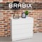 Комод BRABIX "Scandi CM-001", 750х330х730 мм, 4 ящика, ЛДСП, белый, 641900, ЦБ013659 -1 641900