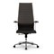 Кресло офисное МЕТТА "К-8.1-Т" хром, экокожа перфорированная, сиденье регулируемое, черное 532469