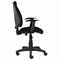 Кресло BRABIX "Comfort MG-321", регулируемая эргономичная спинка, ткань, черное, 532556 532556