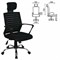 Кресло BRABIX "Victory MG-016", подголовник, хром, черное, 531924 531924