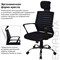 Кресло BRABIX "Victory MG-016", подголовник, хром, черное, 531924 531924