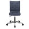 Кресло BRABIX "Stream MG-314", без подлокотников, пятилучие серебристое, ткань, темно-синее, 532397, MG-314_532397 532397