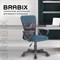 Кресло подростковое КОМПАКТНОЕ BRABIX "Jet MG-315", серо-синее, 531842 531842