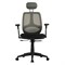 Кресло BRABIX "Saturn ER-400", с подголовником, комбинированное, черное/серое, 530871 530871