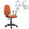 Кресло BRABIX "Prestige Start MG-312", эргономичная спинка, ткань, оранжевое, 531922 531922