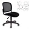 Кресло оператора CH-296NX без подлокотников, черное, 956343 531243