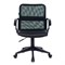Кресло CH-590, с подлокотниками, сетка/экокожа, черное, 472003 532660