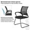 Кресло для приемных и переговорных BRABIX "Fly CF-100", черное, 532087 532087