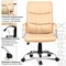 Кресло офисное BRABIX "Space EX-508", экокожа, хром, бежевое, 531165 531165