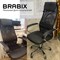 Кресло офисное BRABIX PREMIUM "Stalker EX-608 CH", хром, ткань-сетка/кожзам, черное, 532091 532091