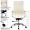 Кресло офисное BRABIX "Energy EX-509", экокожа, хром, бежевое, 531166 531166