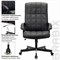 Кресло офисное BRABIX "Quadro EX-524", компактная упаковка, экокожа, черное, 532104 532104