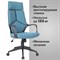 Кресло офисное BRABIX PREMIUM "Prime EX-515", ткань, голубое, 531568 531568