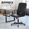 Кресло офисное BRABIX "Simple EX-521", компактная упаковка, экокожа, черное, 532103 532103