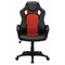 Кресло компьютерное BRABIX "Rider EX-544", экокожа черная/ткань красная, 531583 531583