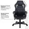 Кресло компьютерное BRABIX "Fighter GM-008", экокожа, черное/серое, 532507 532507