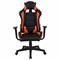 Кресло компьютерное BRABIX "GT Racer GM-100", две подушки, экокожа, черное/оранжевое, 531925 531925