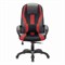 Кресло компьютерное BRABIX PREMIUM "Rapid GM-102", экокожа/ткань, черное/красное, 532107 532107