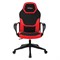 Кресло компьютерное BRABIX "Alpha GM-018", ткань/экокожа, черное/красное, 532637, GM-018_532637 532637