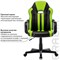 Кресло компьютерное BRABIX "Stripe GM-202", экокожа, черное/зеленое, 532511 532511