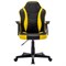 Кресло компьютерное BRABIX "Shark GM-203", экокожа, черное/желтое, 532514 532514