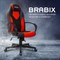 Кресло компьютерное BRABIX "Game GM-017", экокожа/ткань, черное/красное, 532642, GM-017_532642 532642